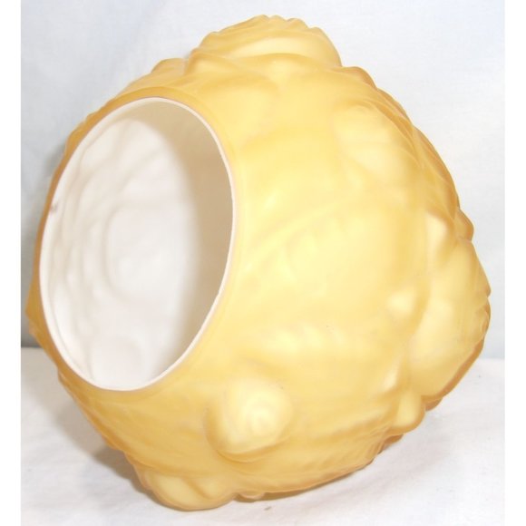 L.G. Wright Glass Co. by Fenton Puffy Rose Cased Satin 50's Bud Vase/Planter 4 1 - Picture 6 of 10